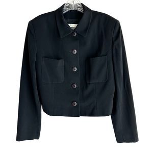 VotreNom Paris Black Waist Length Jacket Size 3